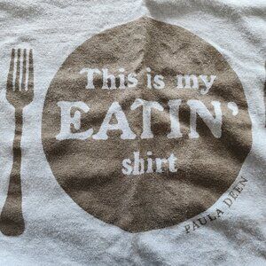 Paula Deen Faux stained "This is my EATIN' shirt" - women's tee - Large